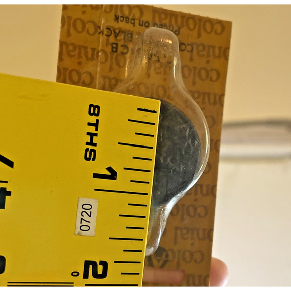 Amerock T-508-CB Drawer Pull Knob Colonial Black Made USA Set of 2 Vintage Stock - Picture 5 of 6